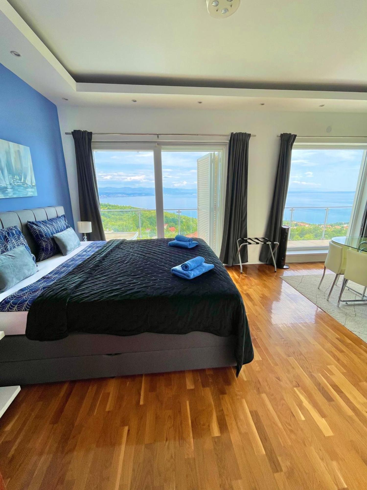 Luxury Villa Eternity - Marvelous Sea View - Box Spring Beds - Opatija-Poljane Exterior foto