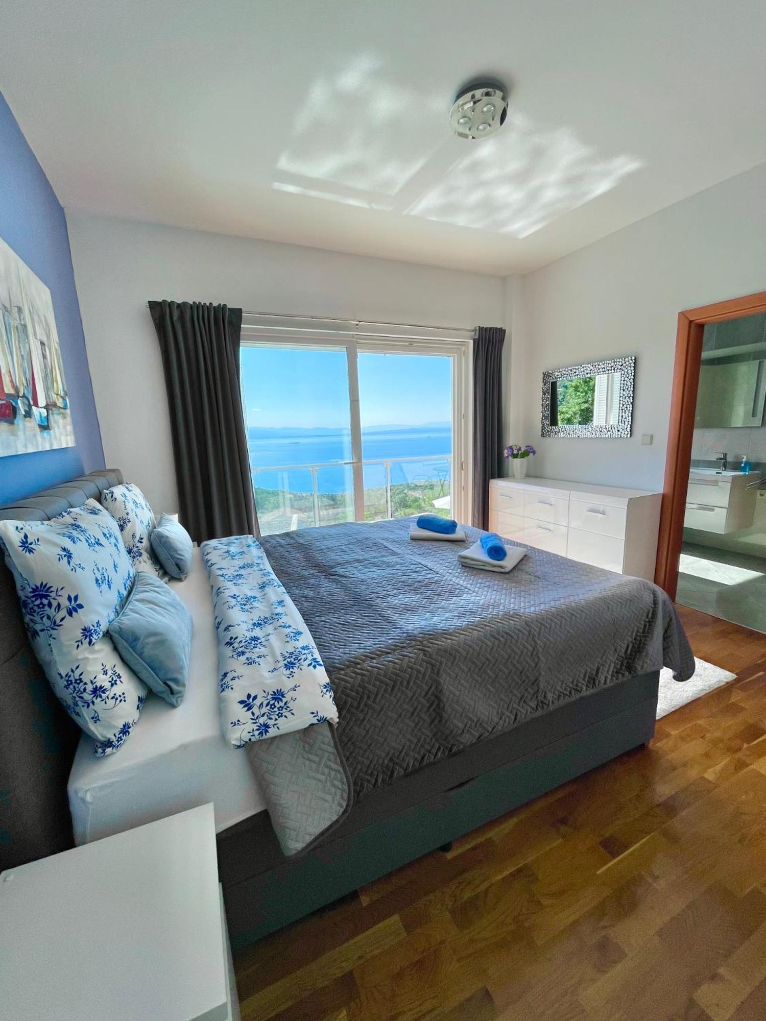 Luxury Villa Eternity - Marvelous Sea View - Box Spring Beds - Opatija-Poljane Exterior foto