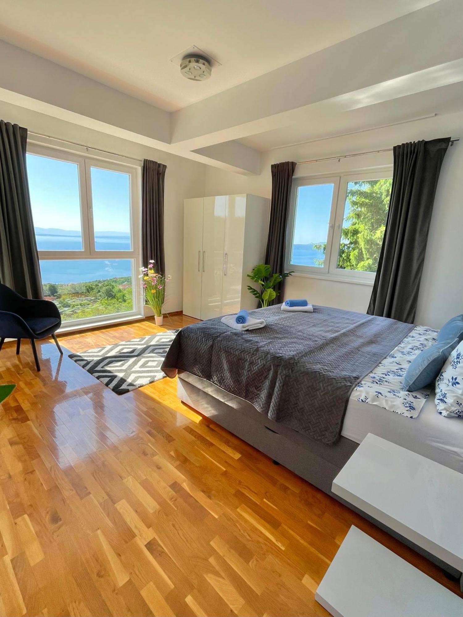Luxury Villa Eternity - Marvelous Sea View - Box Spring Beds - Opatija-Poljane Exterior foto