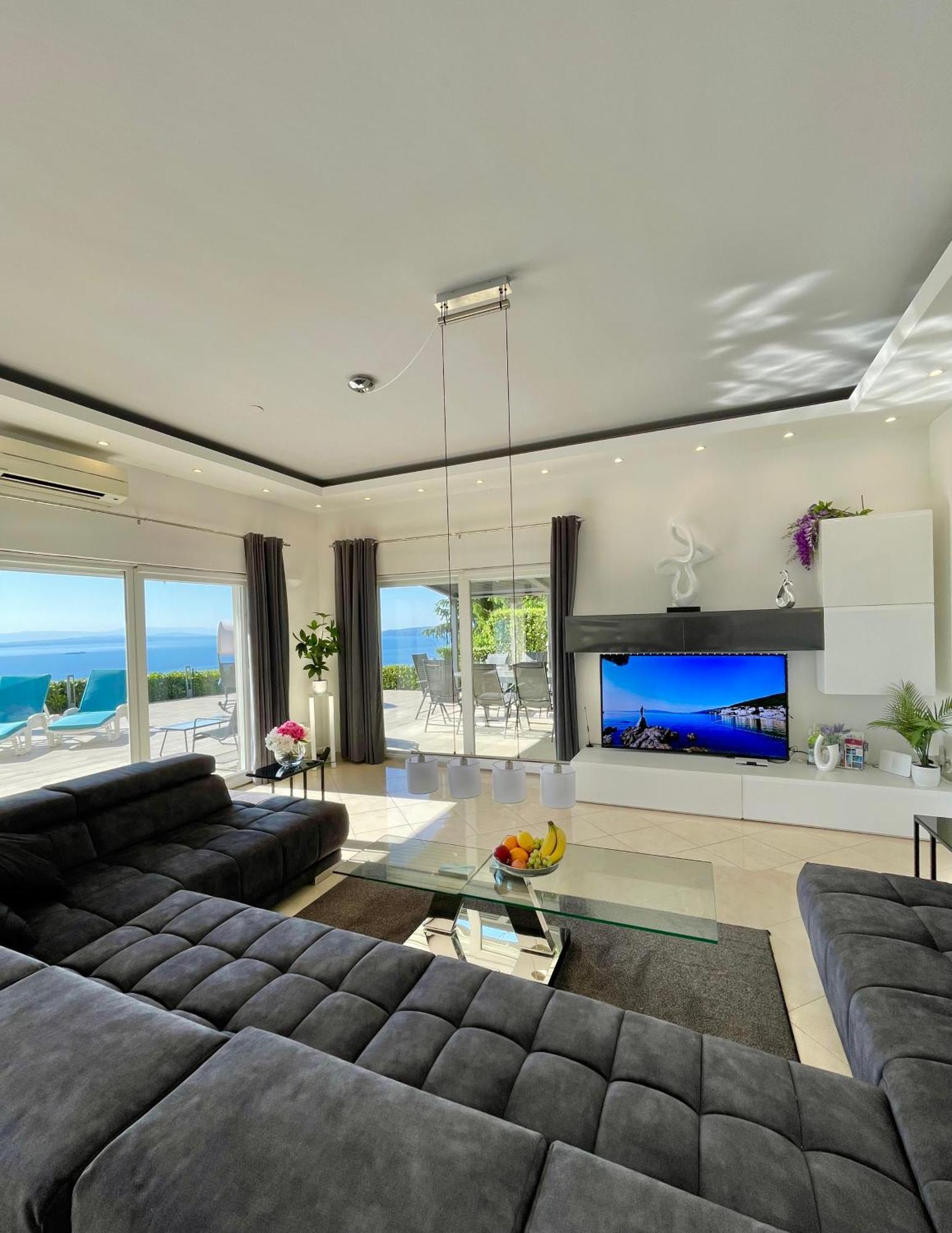 Luxury Villa Eternity - Marvelous Sea View - Box Spring Beds - Opatija-Poljane Exterior foto