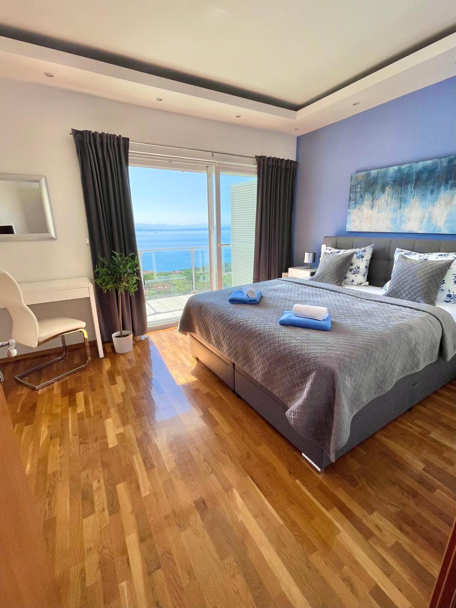 Luxury Villa Eternity - Marvelous Sea View - Box Spring Beds - Opatija-Poljane Exterior foto
